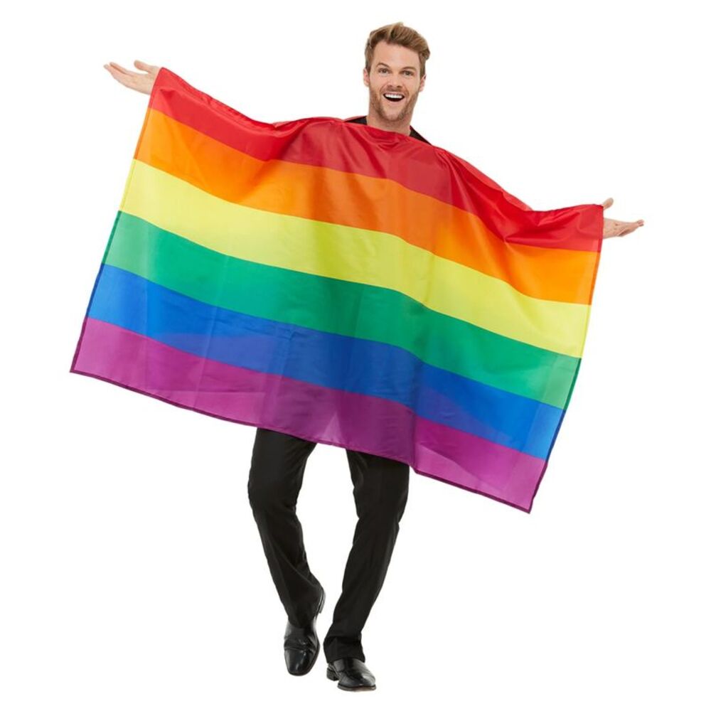 Smiffys Unisex Adult Flag Costume / Multicolored